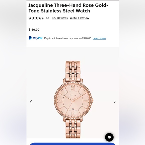 Fossil Rose Gold Women’s Watch - Picture 6 of 6